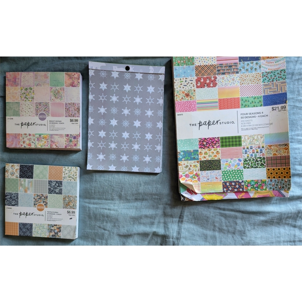 Paper Studio Lot Of Paper Crafting Supplies